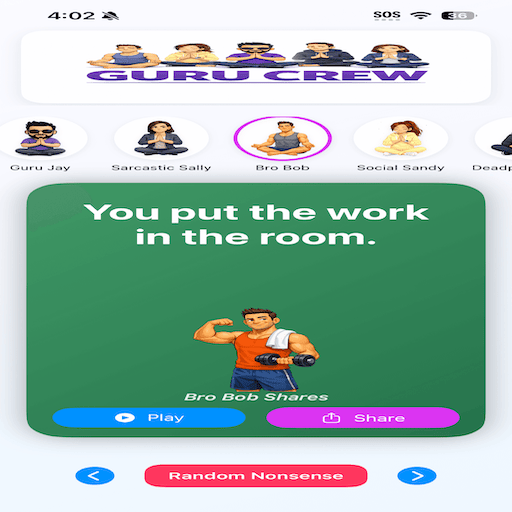 Guru Crew app screen 3