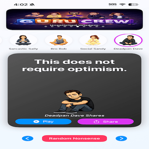 Guru Crew app screen 4