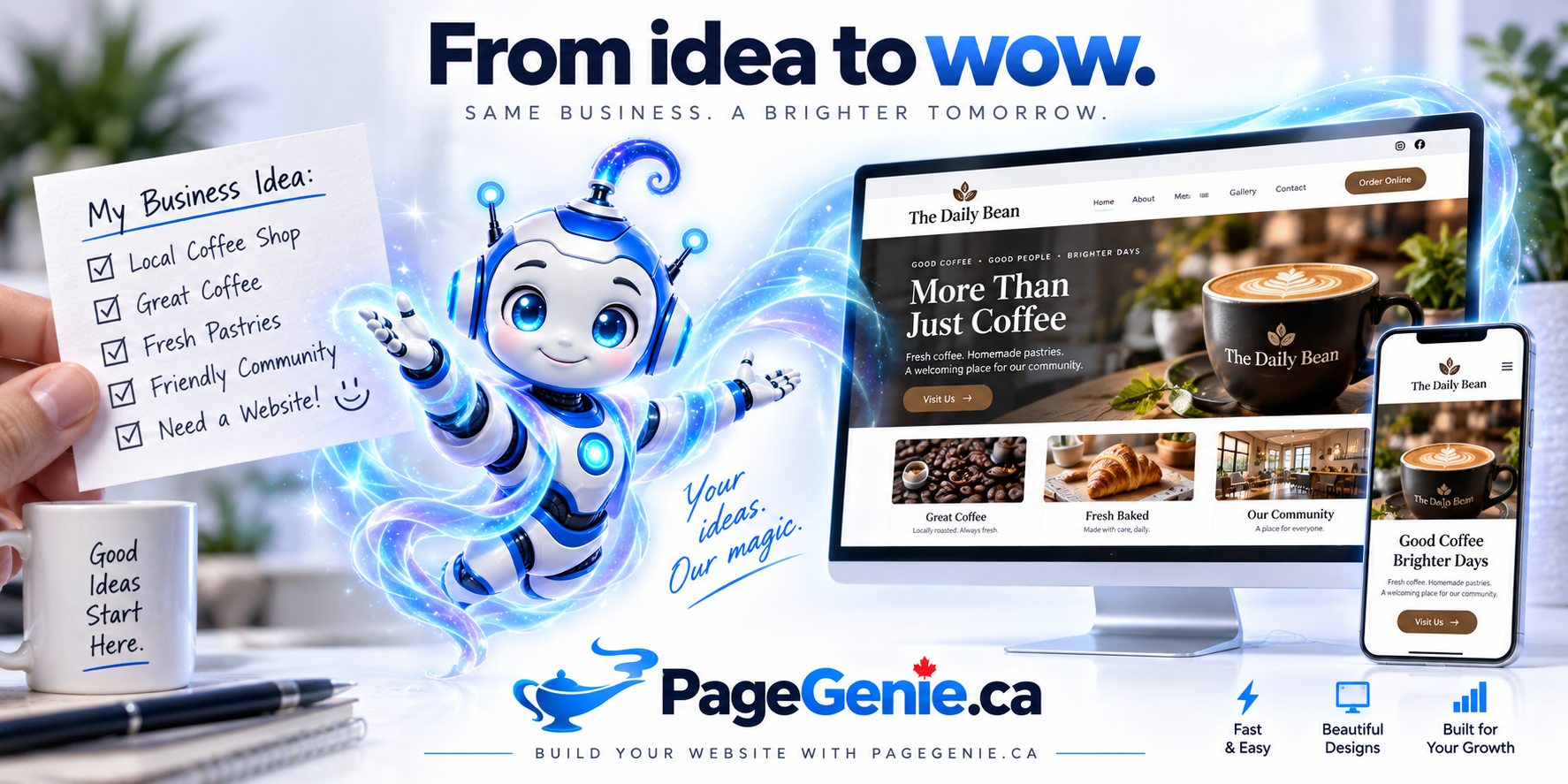 PageGenie — Your Wish, Your Website